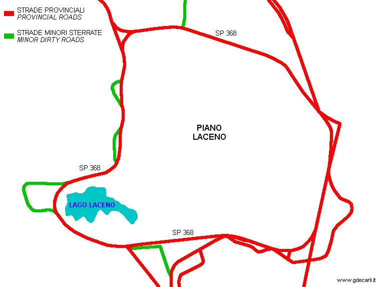 Autodromo del Laceno - Mappa circuito
